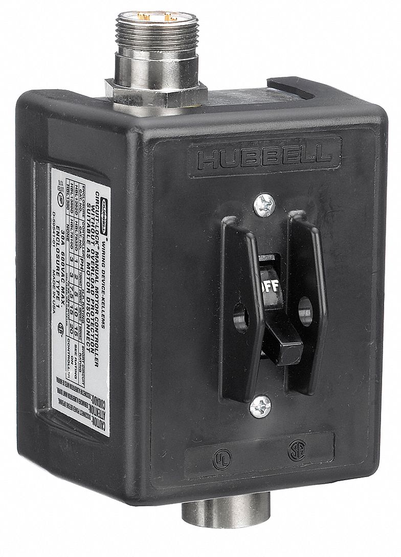 HUBBELL WIRING DEVICEKELLEMS Quick Disconnect Switch, 3 Pole 21VK94
