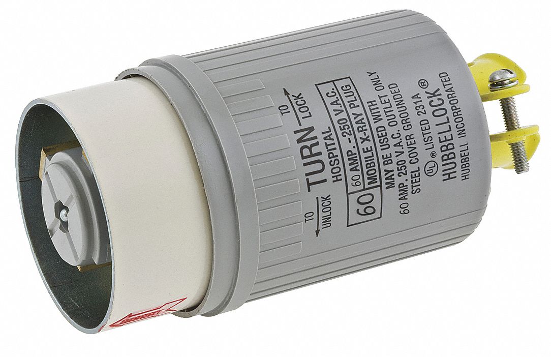 PLUG,250V,60A,2P,3W,1PH