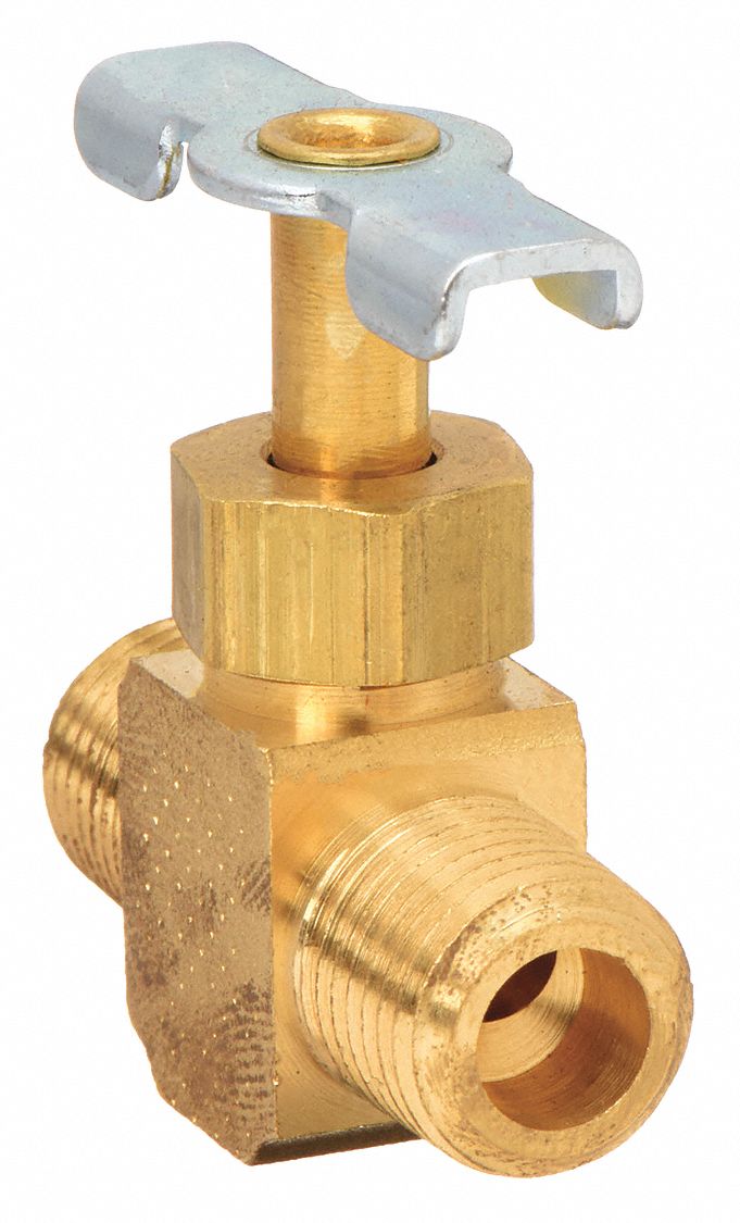 NEEDLE VALVE,1/4 IN.,MALE PIPE-MALE PIPE