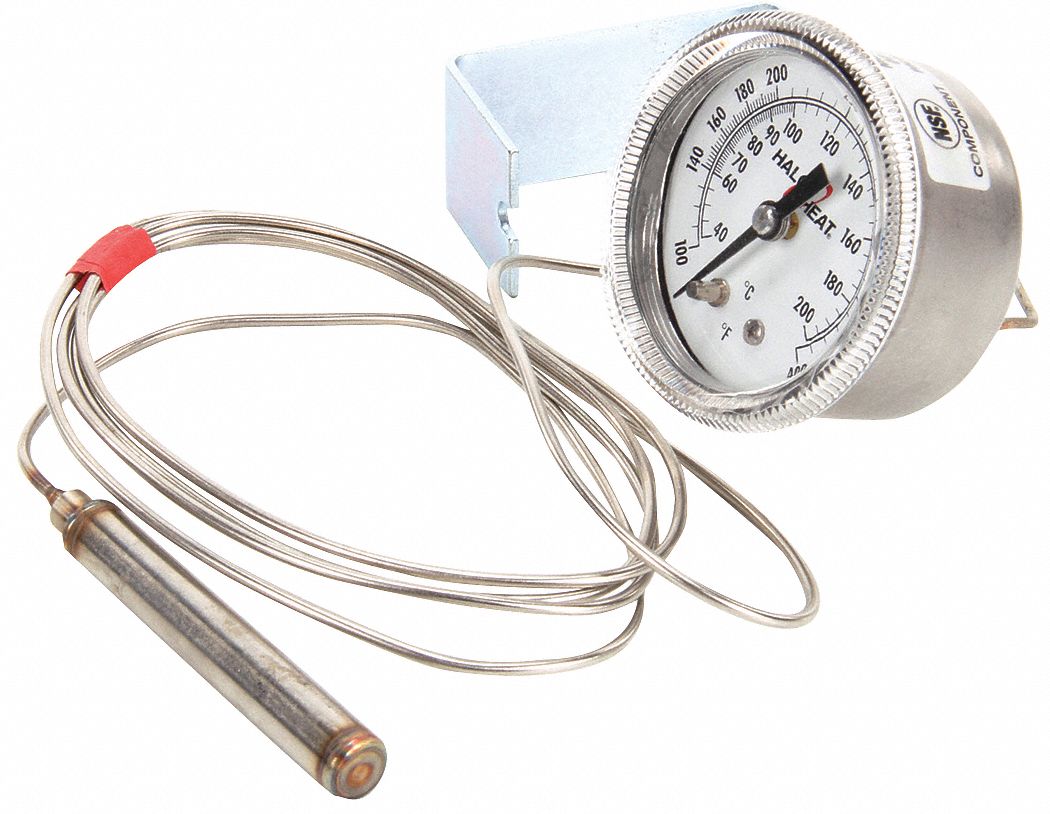 ALTO SHAAM, Fits Alto Shaam Brand, Temperature Gas Gauge , 100 Degrees