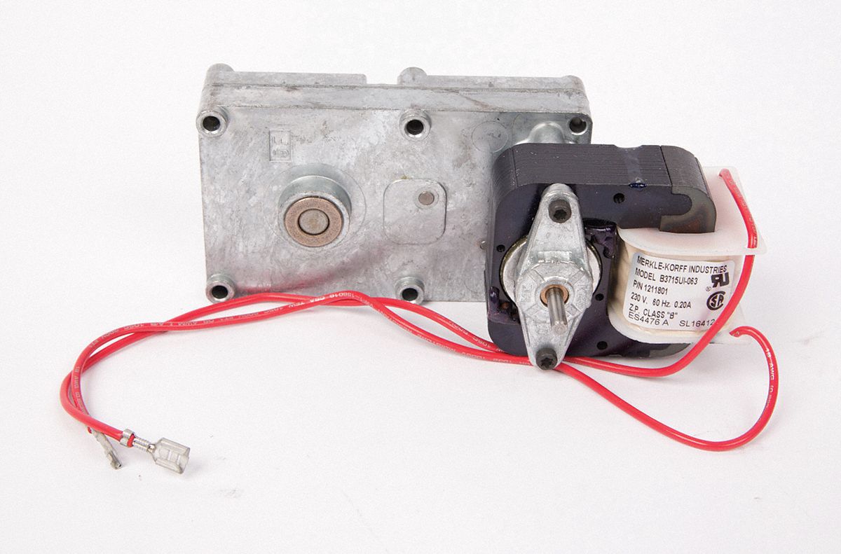 Motor Gear, 240V: Fits APW Wyott Brand, For HR-20/HR-75/HR-85/HRS-75/HRS-85