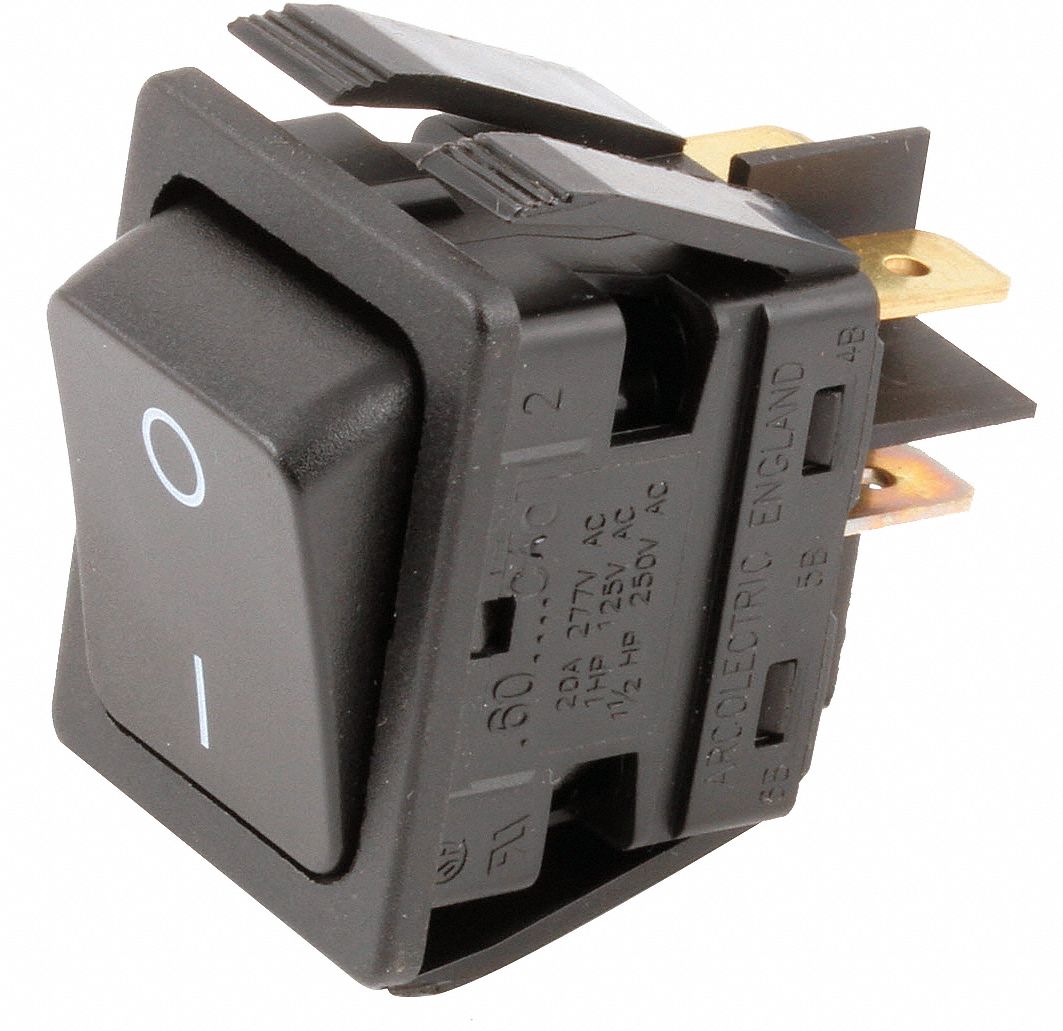 Switch, Rocker Dpst Non-Lit: Fits APW Wyott Brand