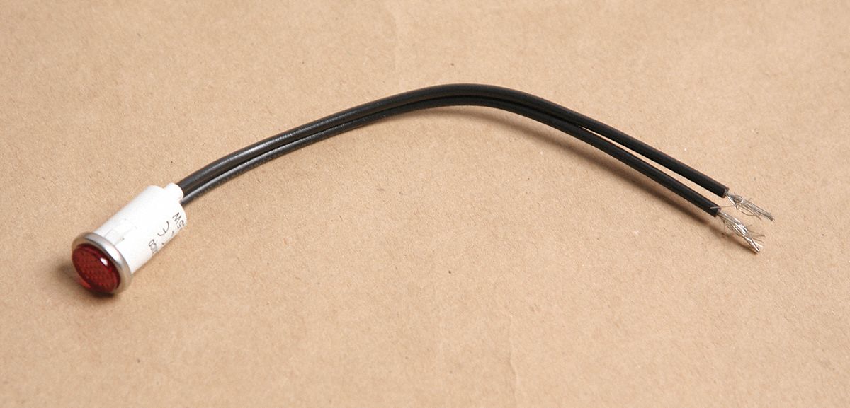 Light, Red Signal: Fits APW Wyott Brand, For Mfr. No. SPT31/SPT50/SPT50N/SPT75