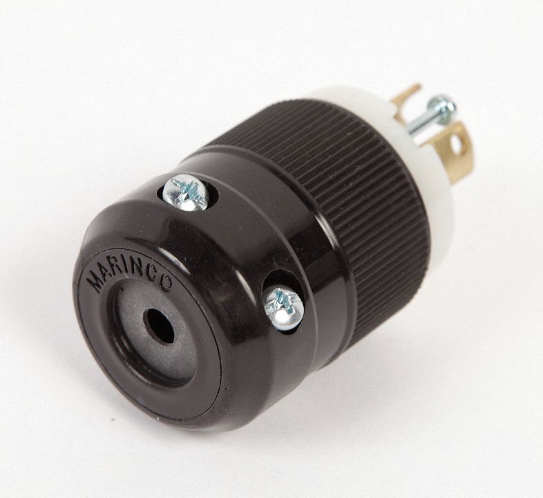 Yellow Twistlock Plug: Fits APW Wyott Brand, For Mfr. No. PC-1A/MPC-1A