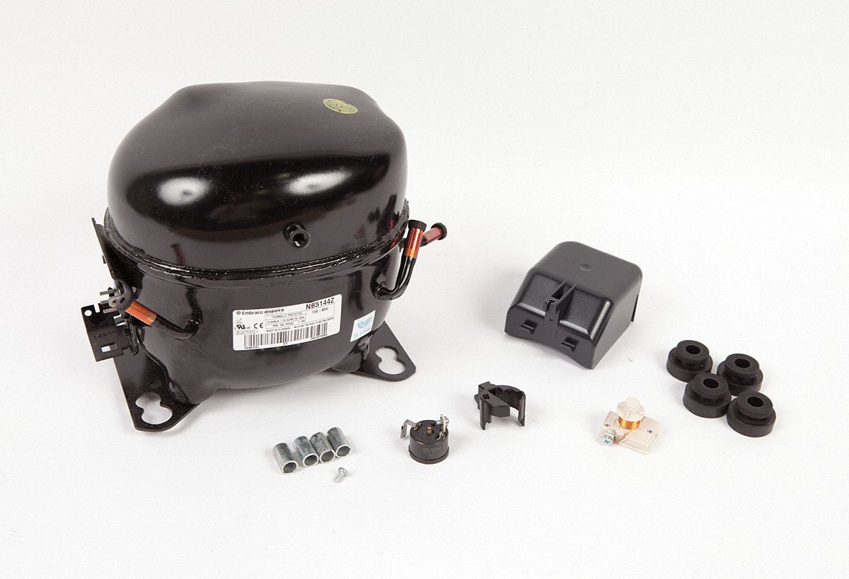 Compressor, 134A, 1/5 HP, 115V: Fits APW Wyott Brand, For CW-1/CW-13 120V