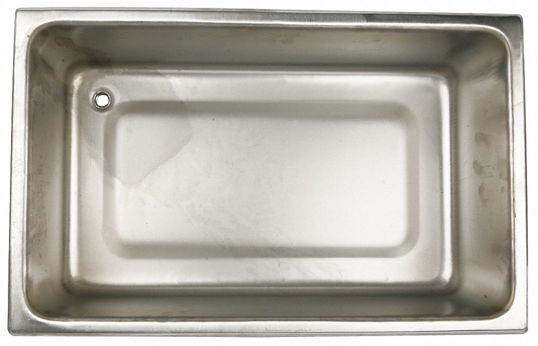 Well Pan 600 with Drain: Fits APW Wyott Brand