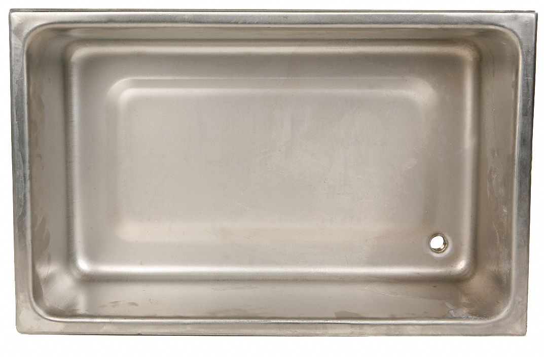 Well Pan with Drain: Fits APW Wyott Brand