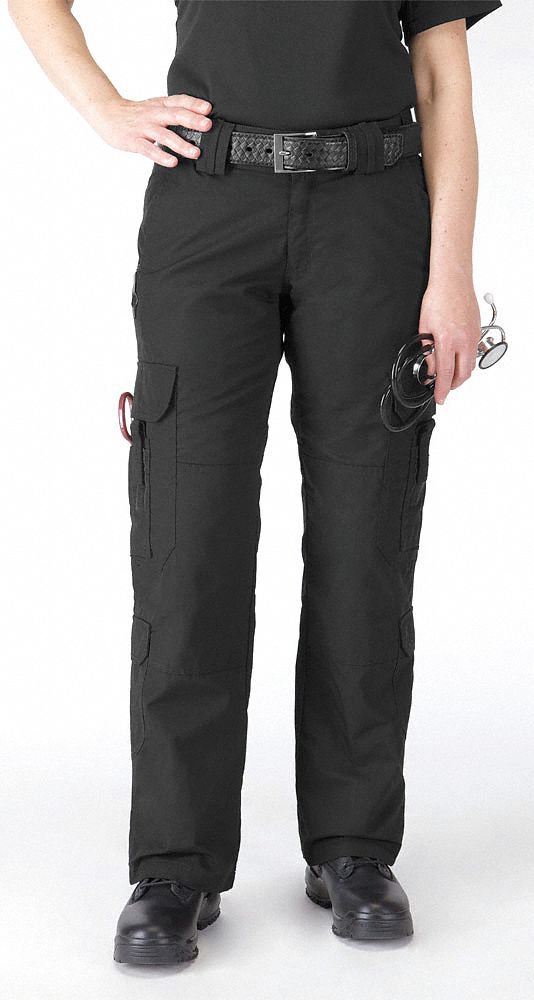 EMS Pants: Size M, Black, Fits 35 in Waist, 35% Cotton/65% Polyester Material, Gen