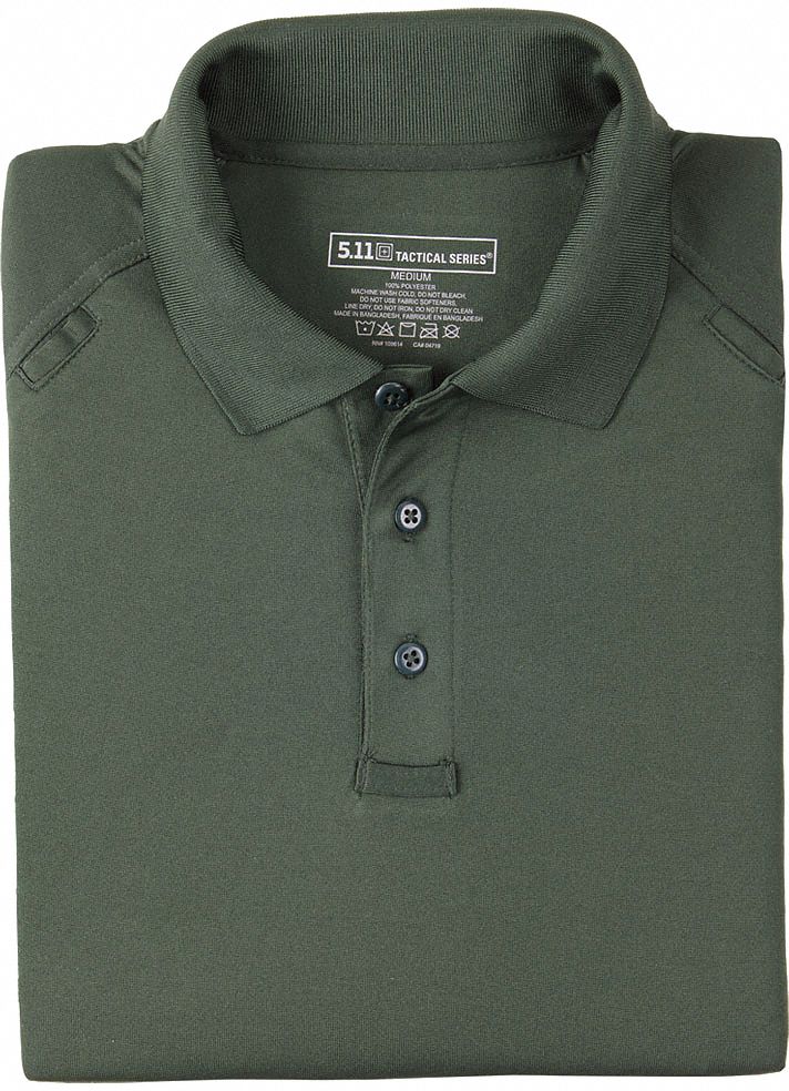 5.11 TACTICAL Performance Polo: Performance Polo, 3XL, LE Green