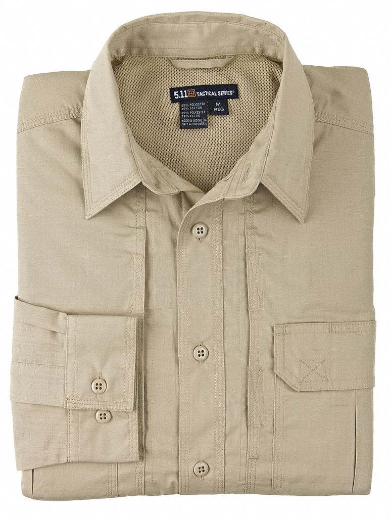 Tactical Shirt: Gen, Collared Work Shirt Shirt, Men's, Tactical Shirt, Button, 2XL