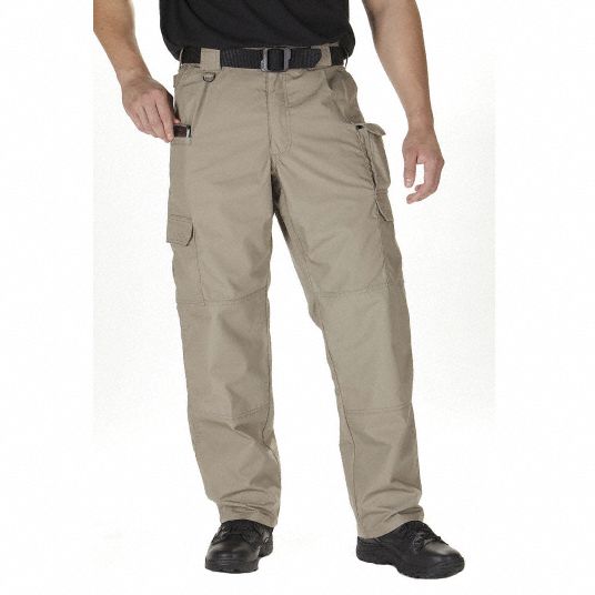 5.11 TACTICAL, 34 in, Stone, Taclite Pro Pants - 21W905