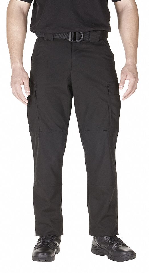 Tactical Pants: Size 2XL, Black, Fits 46 in to 48 in Waist, Gen