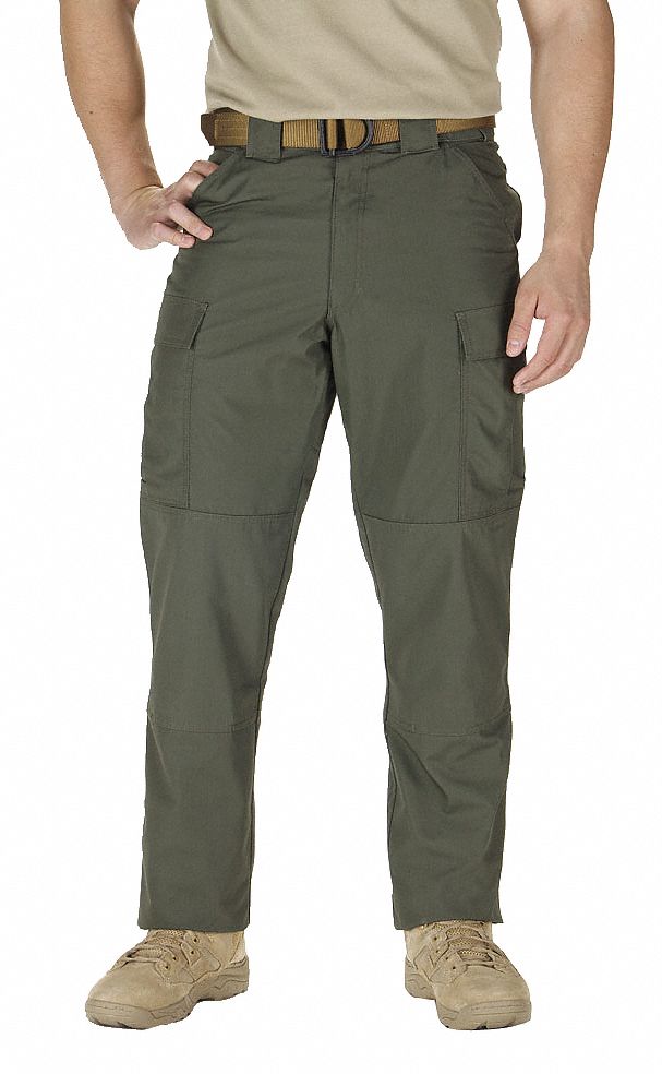 5.11 TACTICAL, L/L, TDU Green, Taclite TDU Pants - 21W965|74280 - Grainger