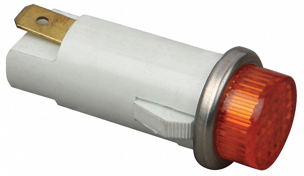 Light, Indicator 125V Amber, Round: Fits Blodgett Brand