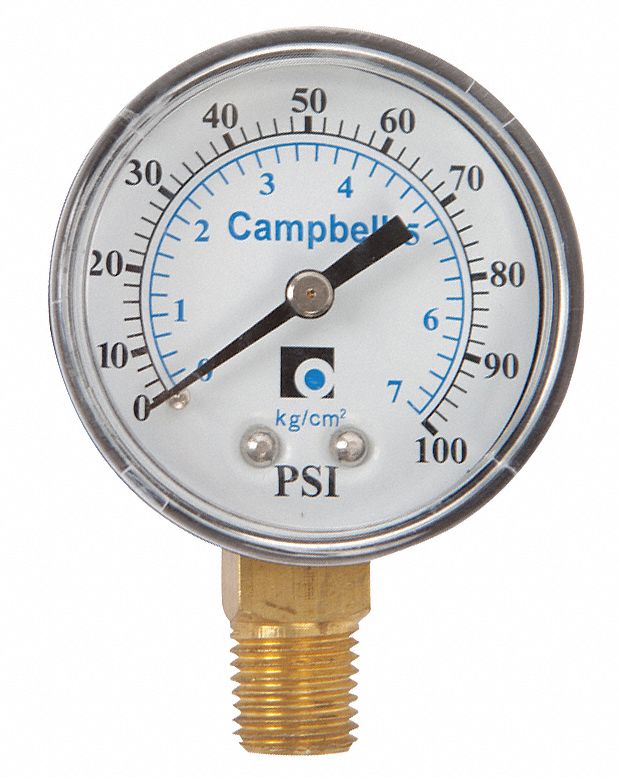 Pressure Gauge: Fits Blodgett Brand