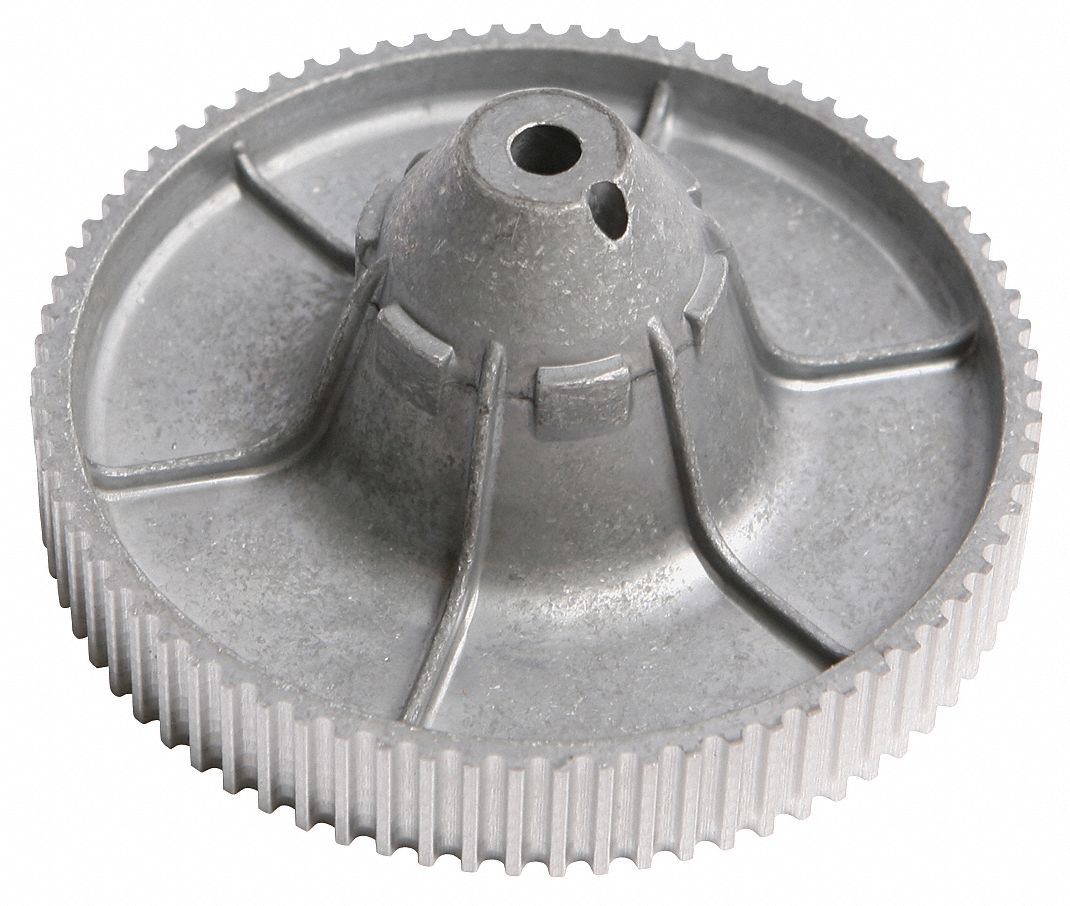 Shaft Pulley, 75 Teeth: Fits Robot Coupe Brand, For CL-50/CL-52/CL-55