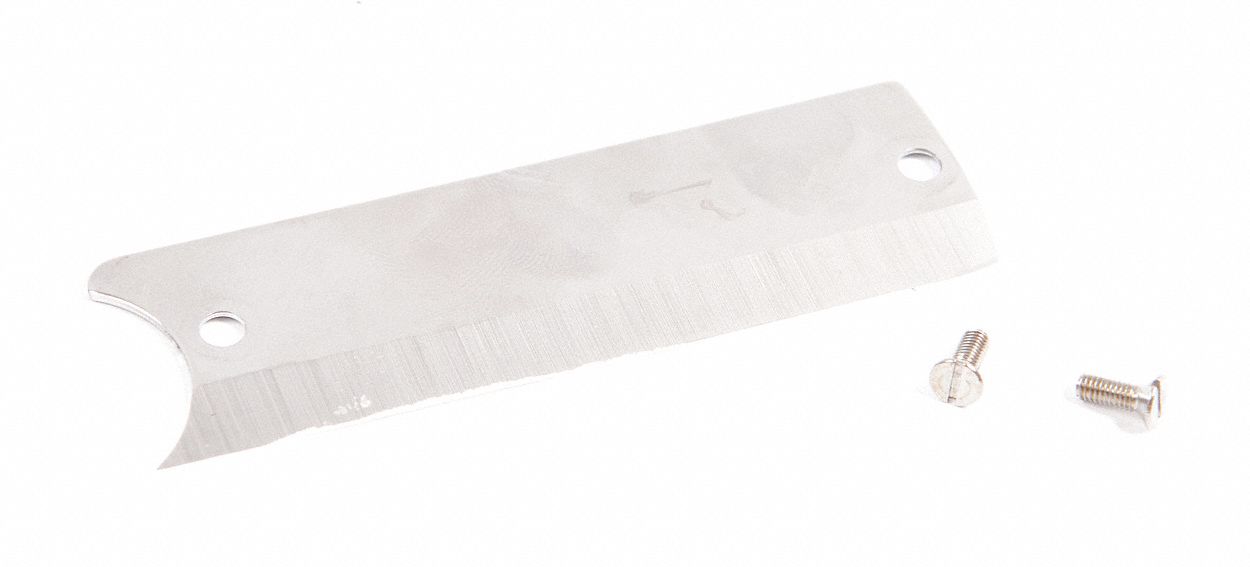 Knife with Screws for Slicin: Fits Robot Coupe Brand