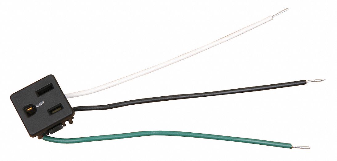 Receptacle, 3 Way Blk: Fits True Brand, For GDM-33/GDM-47/T-23-2/T-49