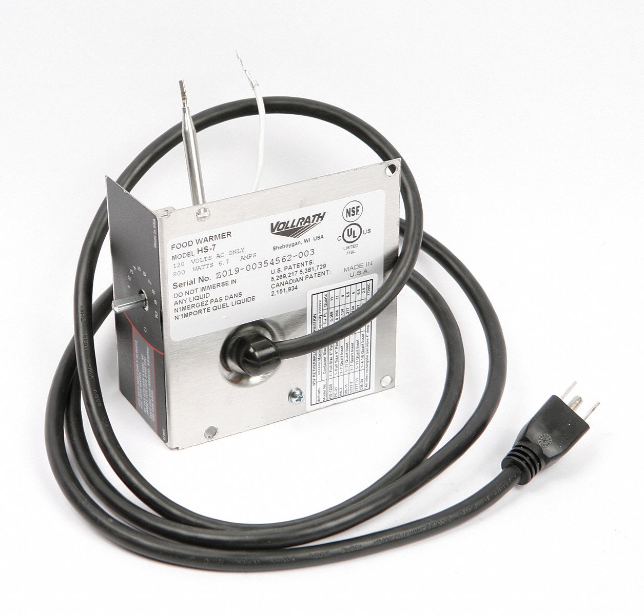 Thermostat Kit: Fits Vollrath Brand