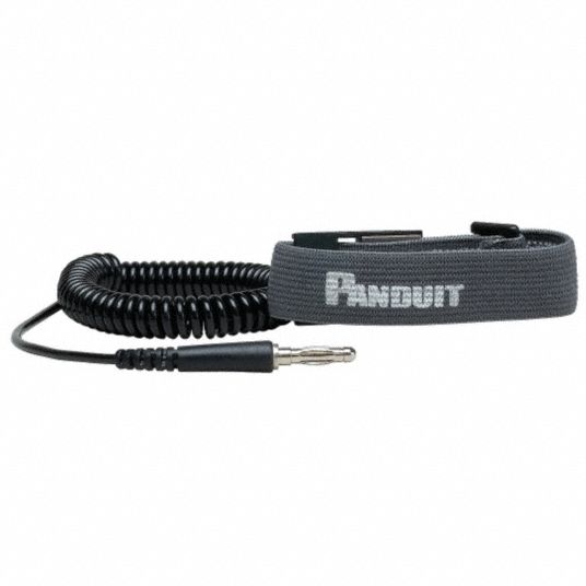 PANDUIT, Fabric, Black, Static Control Wrist Strap - 21WJ66|RGESDWS ...