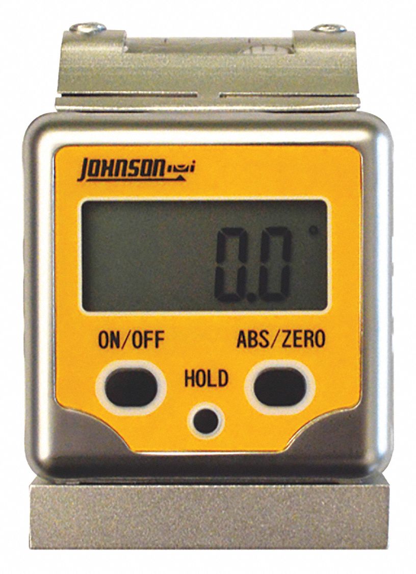 JOHNSON, 0° to 180°, Aluminum, Digital Angle Finder 21XK3818860400