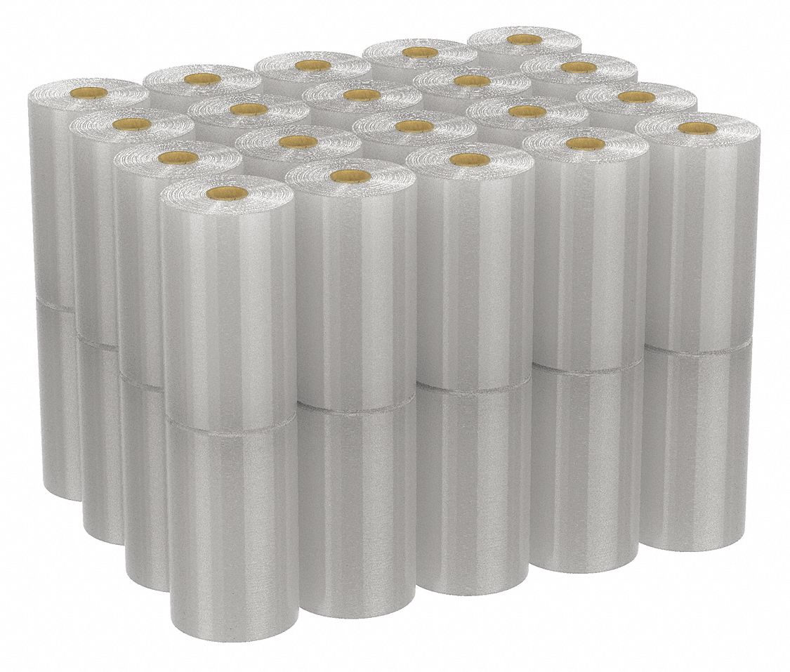 Stretch Wrap: 120 ga Gauge, 20 in Overall Wd, 4, 000 ft Overall Lg, Heavy Duty, 40, PK