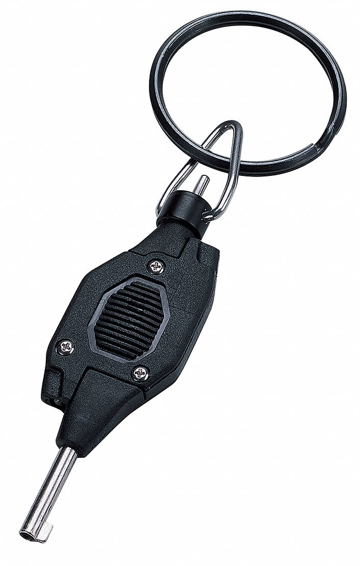 21XN51 - Industrial Keychain Flashlight LED Black
