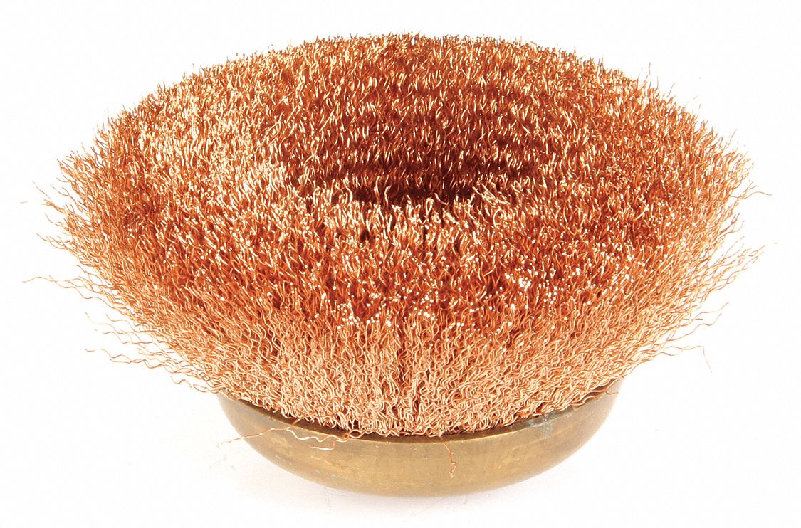 Nonsparking Crimped Wire Cup Brush 6 In.