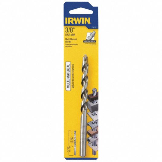 IRWIN 3/8 in Round Masonry Drill Bit 21Y4051792769 Grainger