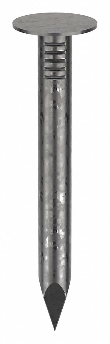 Truss Nail, 1 1/4 in, 10 1/2 ga, PK196: Truss Nails, 1 1/4 in Lg, 0.128 in Shank Dia, Smooth, 196 PK