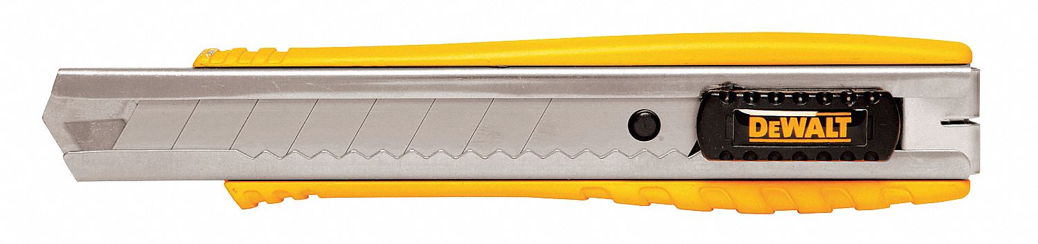 UTILITY KNIFE,6 1/4 IN,BLACK/YELLOW