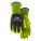 CUT-RESISTANT GLOVES, SANDY COATING, M/8, GREY/HI-VIZ YELLOW, NITRILE