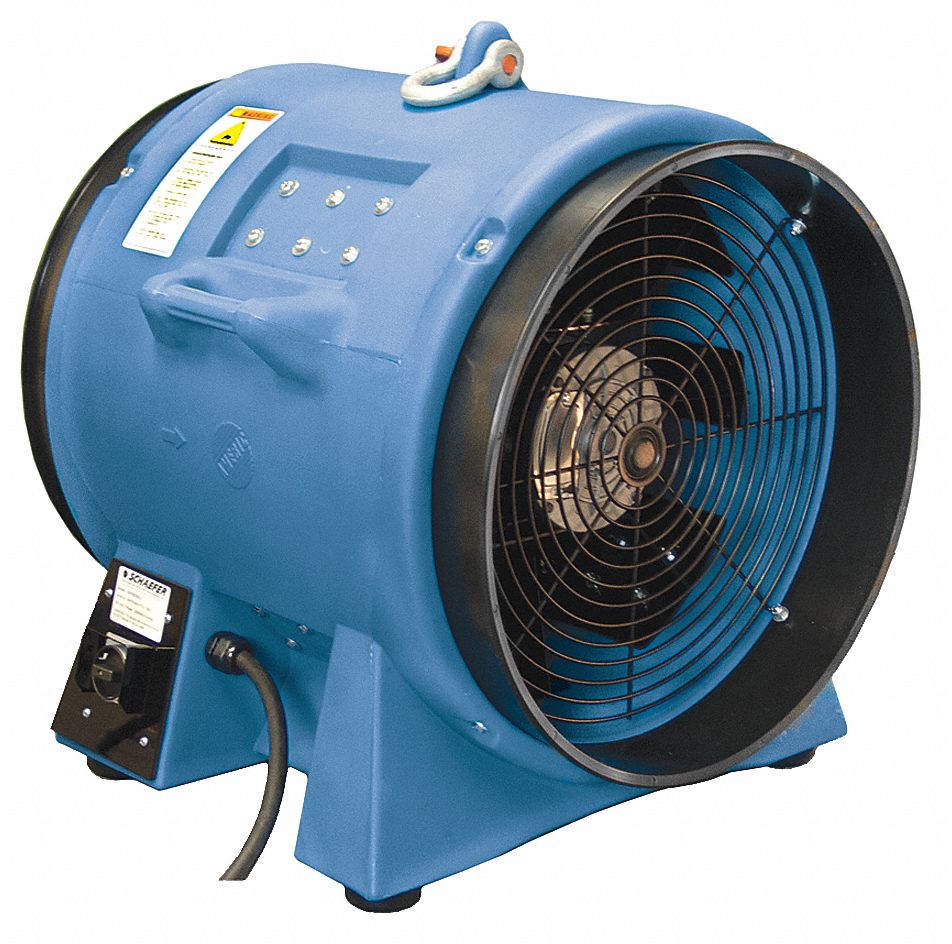 Americ Axial Confined Space Fan 5 Hp Hp 230v Ac Voltage 1 37 Rpm Blower Fan Speed 21yc22 Vaf8000a Grainger