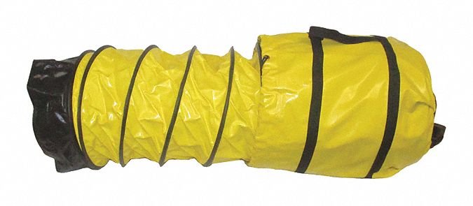 CONDUIT VENTILATION, 12 PO DIA, JAUNE