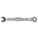 COMBINATION WRENCH, ALLOY STEEL, NICKEL CHROME, 12 MM HEAD SIZE, 6⅝ IN OVERALL L, REVERSING