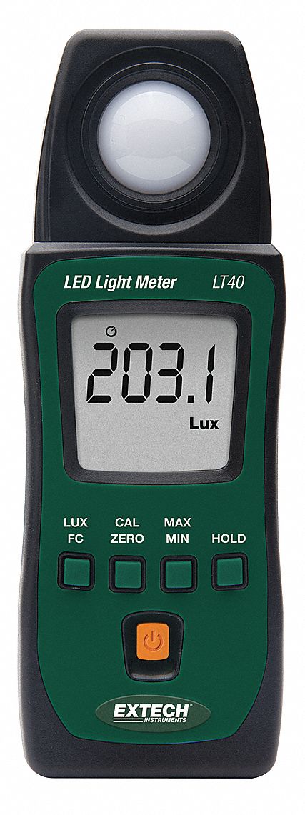 LED Light Meter: LCD