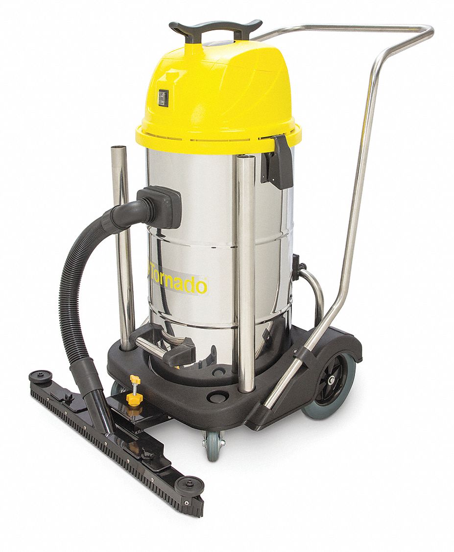 TORNADO Shop Vacuum, 15 gal. Tank Size, 114 cfm, 1-1/2