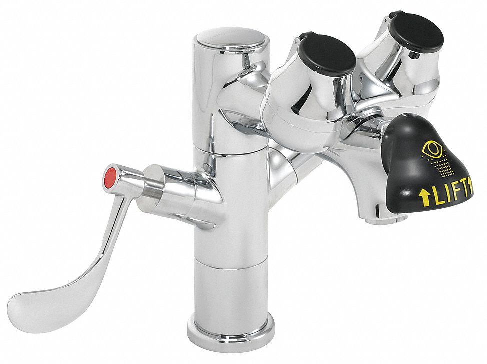 Eye/Face Wash Station, Counter, Chrome