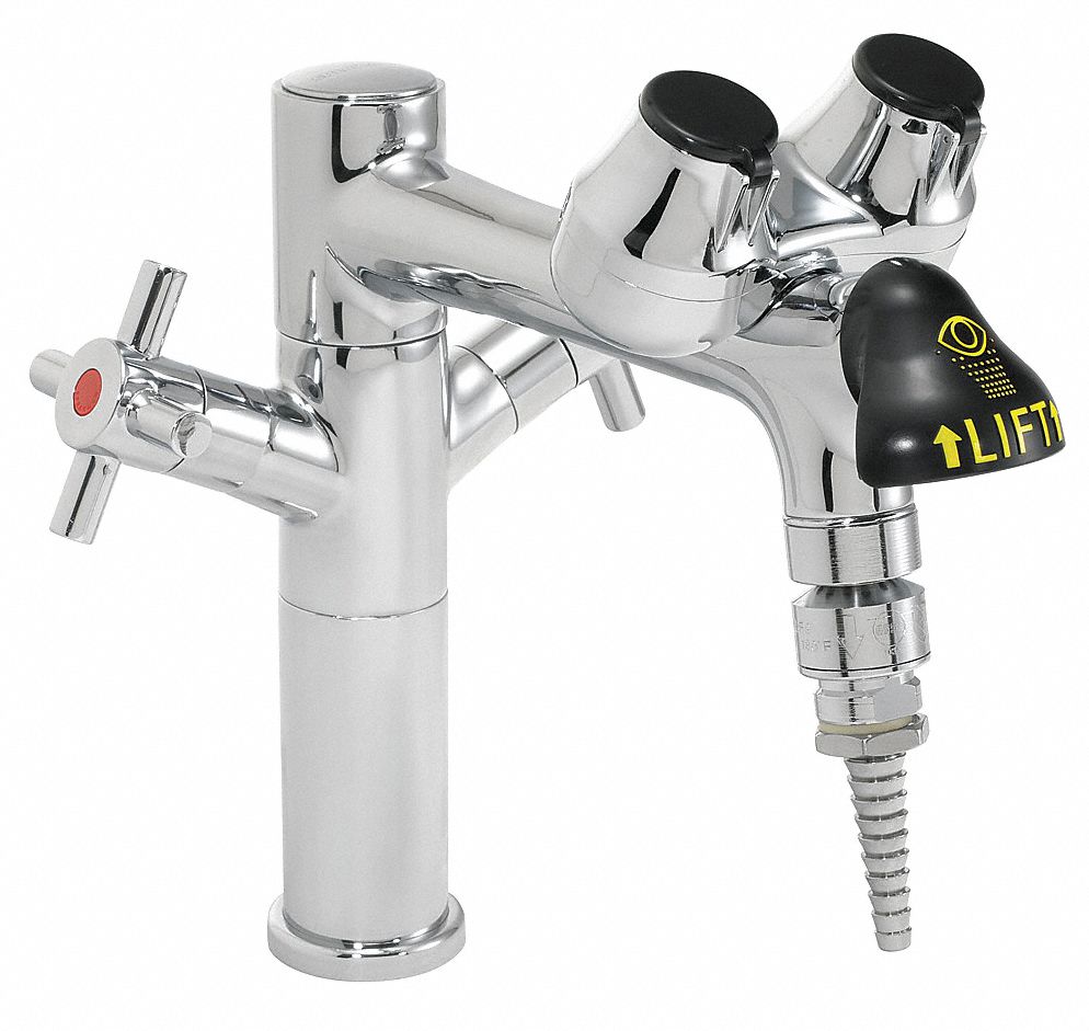 Eye/Face Wash Station, Counter, Chrome