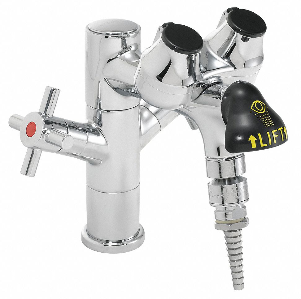 Eye/Face Wash Station, Counter, Chrome