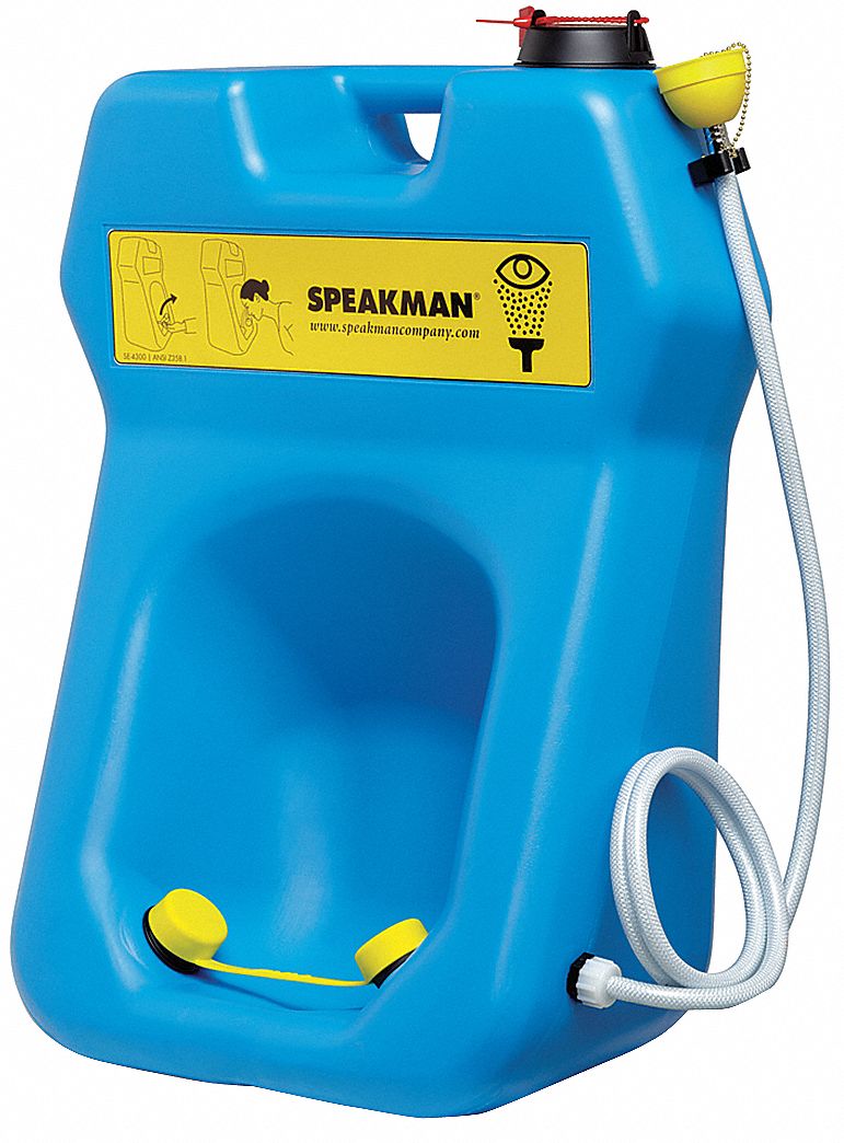 Eye Wash Station Mount, Elastomeric Pull Strap Grainger