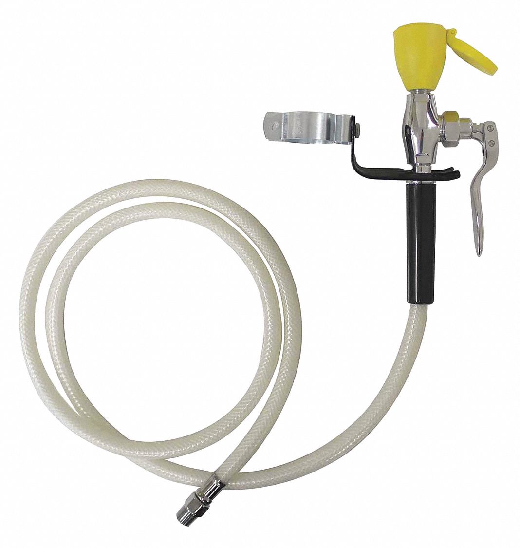 Single Head Drench Hose, Wall, 6 ft.