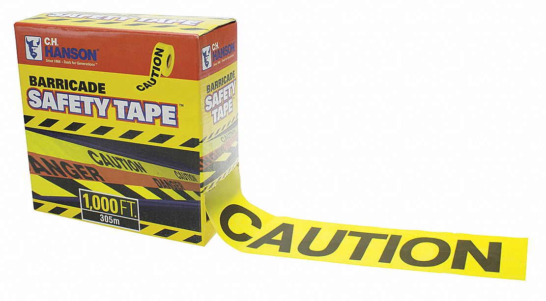 RUBAN SIGNLSTN,CAUTION,JAUNE,1 000 PI