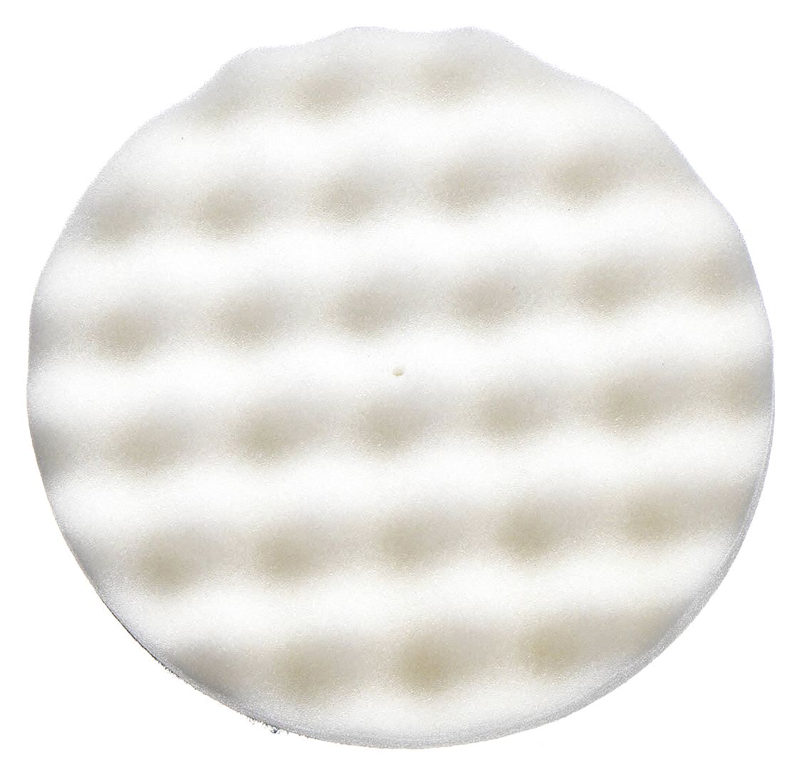 Polishing Pad, Waffle Face, 3In, Foam, PK50