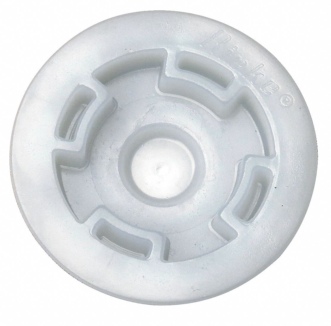 Drum Plug: NPT, Non-Locking, Polyethylene, EPDM Gasket, 2 in Outside Dia, White, 10