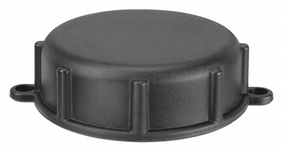 Dust Cap: 2 in, 2 in F NPT Inlet, Plastic, GMIII2DNPTCAPB, Black