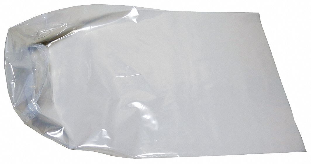 Drum Liner: For 55 gal Drums, 10 mil Thick, Not Antistatic, Seamed, Natural