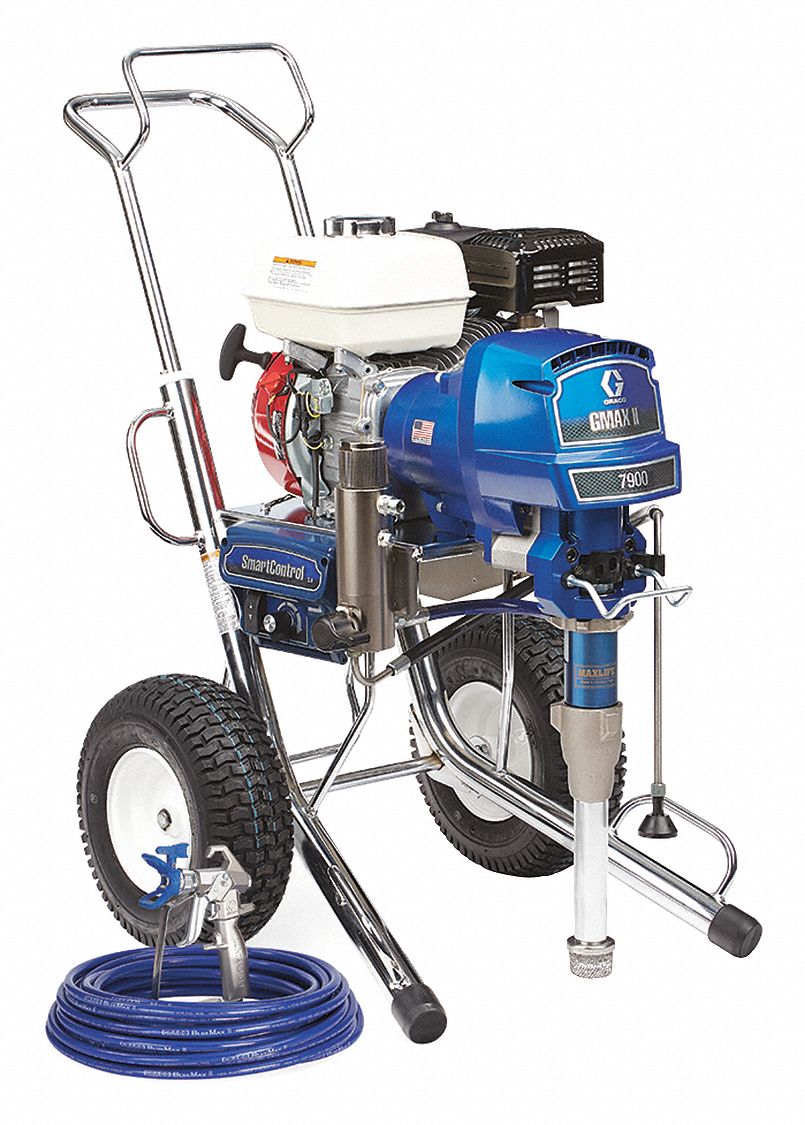 Airless Paint Sprayer, 200cc Engine Displacement, 2.20 gpm Flow Rate, 4