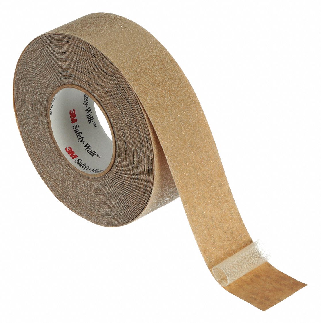 3M Solid Clear AntiSlip Tape, 2 in x 60 ft, 60 Grit Aluminum Oxide, Rubber Adhesive, 2 PK