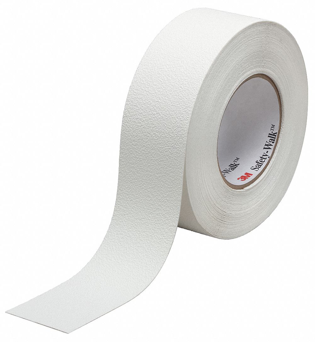 3m Solid White Anti Slip Tape 2 In X 60 Ft Proprietary Grit Non